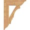 Ekena Millwork Balboa Traditional Smooth Bracket, Western Red Cedar, 5 1/2"W x 24"D x 32"H BKT06X24X32BOA01SWR - alternate 2